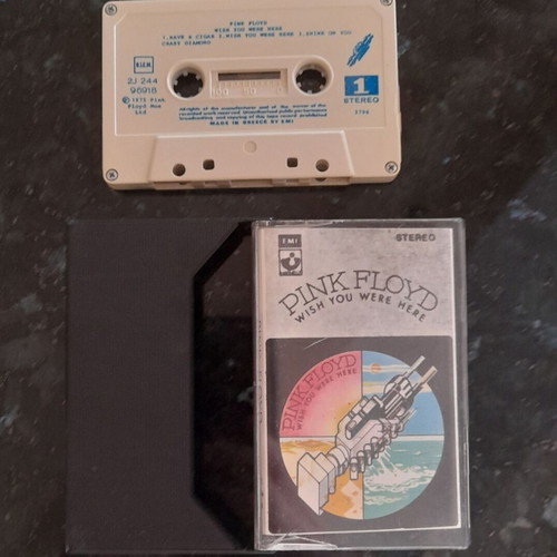 Pink Floyd Wish You Were Here cassette tape used, rock