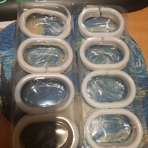Curtain rings new, pack of 48 pieces