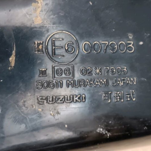 Suzuki Swift 92 electric mirrors used, black plastic
