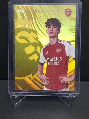 Topps Premier League Flagship 2026-27 Max Dowman Gold Lion Arsenal κάρτα