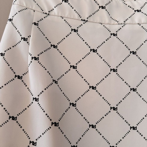 Mini skirt Mind Matter like new, black and white, size S