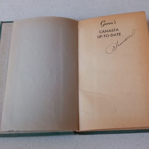 Canasta UP-TO-DATE book used, English