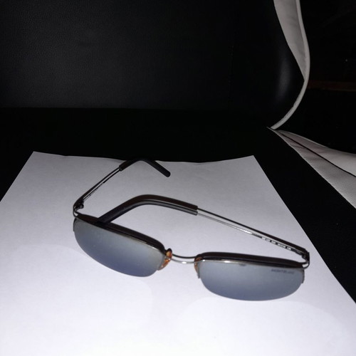 Mont Blanc Authentic Sunglasses New Italian with Blue Lens