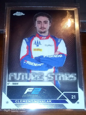 2023 Topps Chrome F1 Clement Novalak Future Stars σαν καινούργιο
