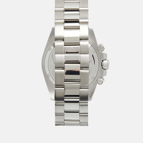 Christopher Duchamp Chronograph men's watch new, silver stainless steel