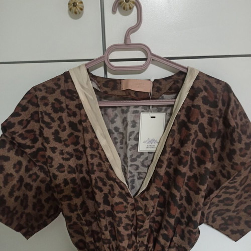 Madame Shoushou dress medium, 100% cotton, brown