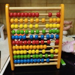 Abacus large wooden used