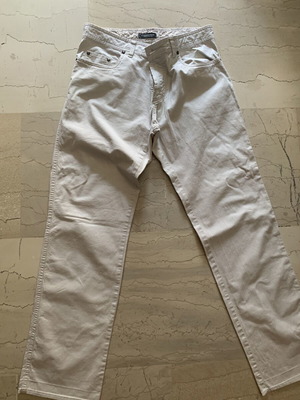 Chino cotton pants like new, beige, size M 38 10