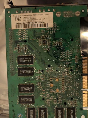 Creative Labs GeForce 256 3D Annihilator CT6940 32MB AGP graphics card