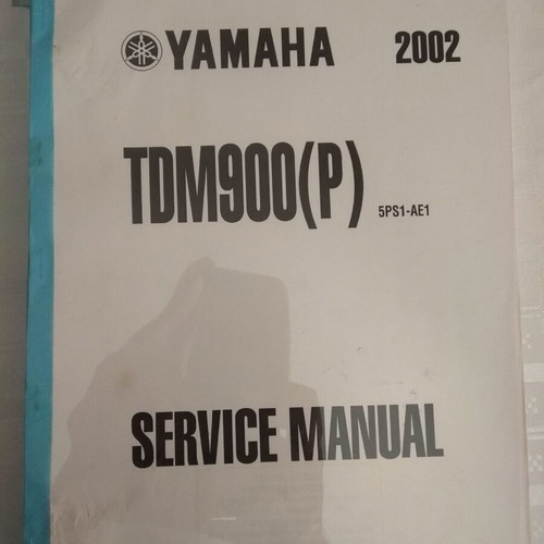Yamaha TDM 900 Service Manual and Parts Catalogue like new