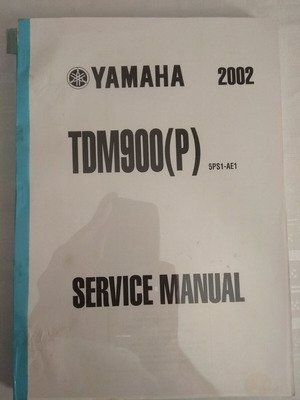 Yamaha TDM 900 Service Manual and Parts Catalogue like new