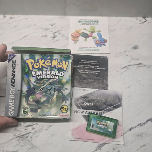 Pokemon Emerald used CIB USA Edition