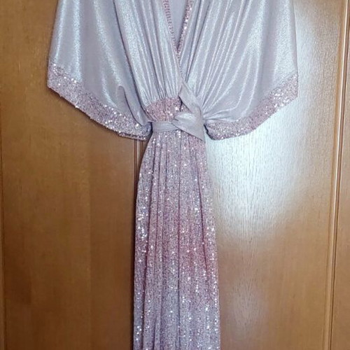 Dusty Pink Kimono Dress from Mya Collection by Dimitra Nika like new, size M/L