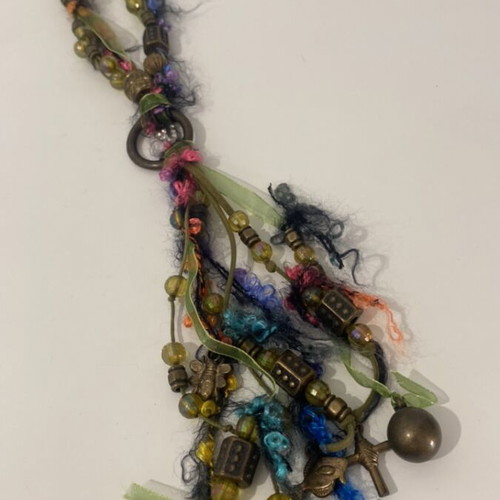 Handmade long necklace like new