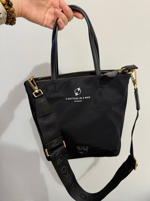 Pinko mini tote shoulder bag used, black, small size