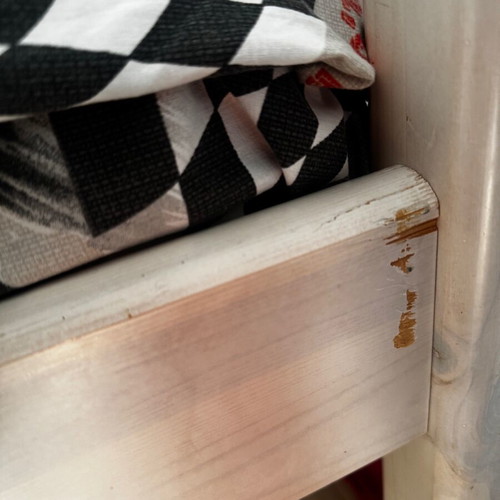 Flexa mid-height bed like new, white decape finish