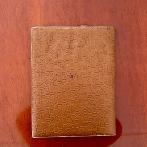 Vintage Rolex Leather Portfolio travel notes with Rolex pen like new