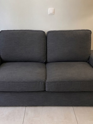 IKEA KIVIK 2-seater sofa like new, anthracite color