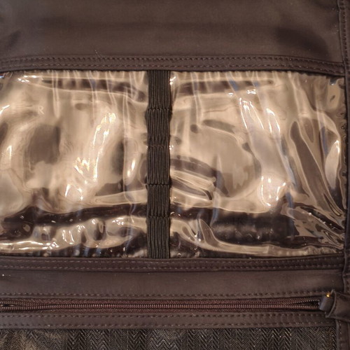 Helena Rubinstein Vintage Hanging Toiletry Bag like new, black