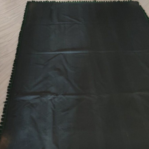 Velvet tablecloth green like new, 1.94x1.42 meters