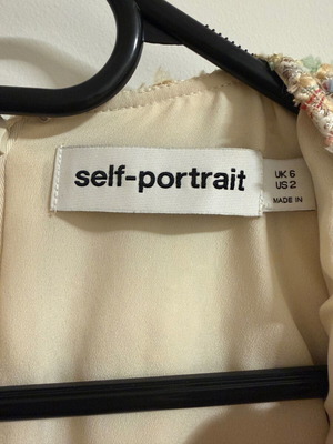 Self Portrait tweed dress like new, multicolor, XS