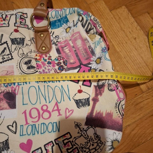 Large multicolor handbag like new