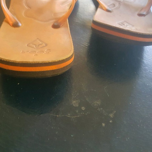Reef sandals size 39 brown leather like new
