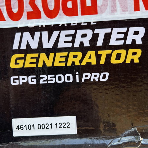 F.F. Group GPG 2500I PRO Gasoline Inverter Generator 2.5kVA new