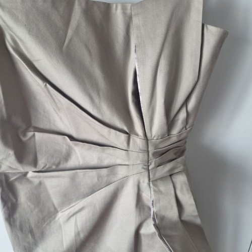 Mini dress Jupe like new, one size, beige and brown
