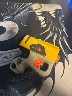 Nerf mini gun like new, nice small and powerful