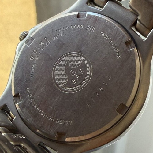 Seiko Le Grand Sport Titanium SLC033 watch like new