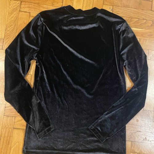 Men's velvet blouse ASOS black size L like new