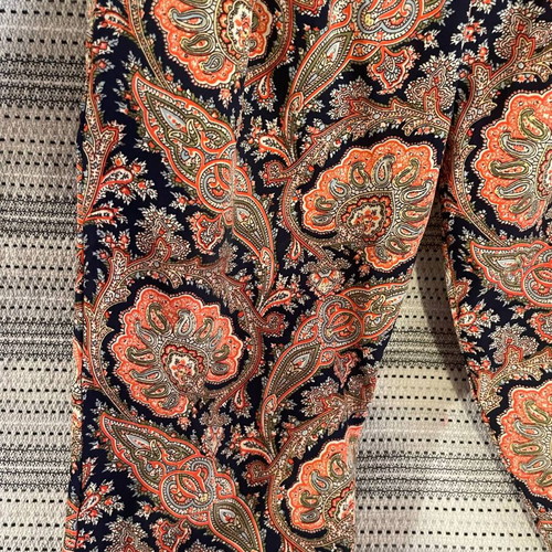 Compania Fantastica printed pants size S like new, satin multicolor