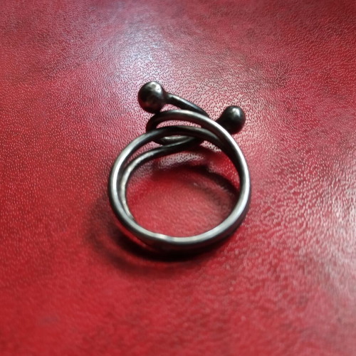 Silver ring 925 used, old design