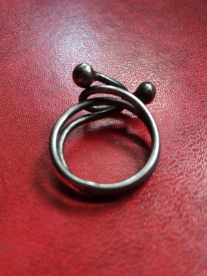Silver ring 925 used, old design