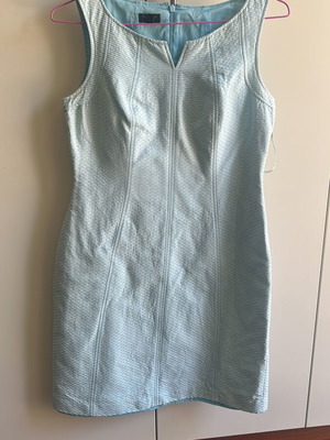 Talbots sleeveless turquoise dress S/M like new