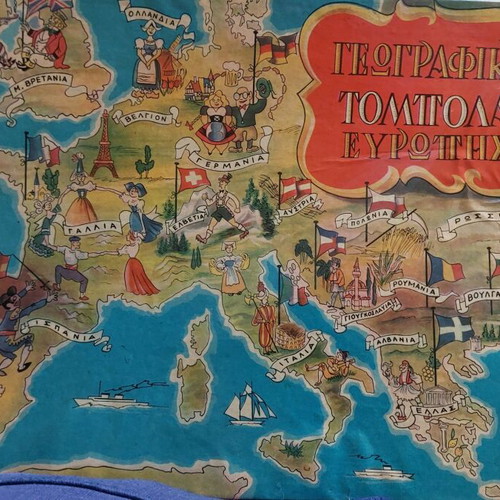 Geographic Tombola of Europe used, complete, rare