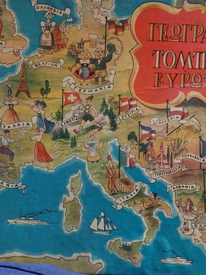 Geographic Tombola of Europe used, complete, rare