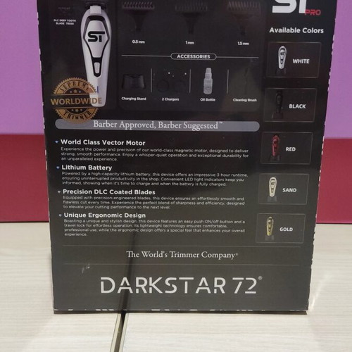 Darkstar72 Supreme Trimmer ST700 new professional hair clipper