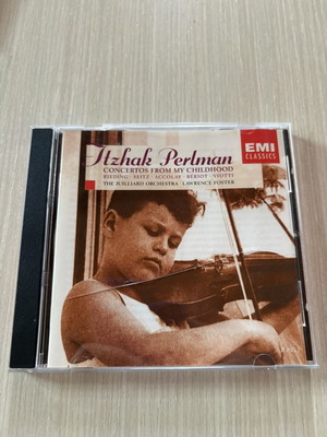 Itzhak Perlman classical concertos CD used, violin, plastic broken