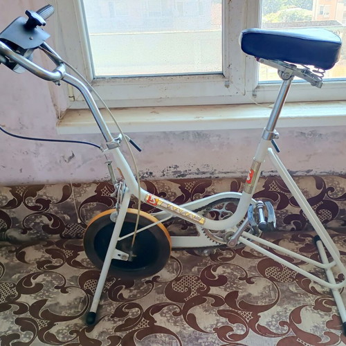 Balkan S Retro Exercise Bike, vintage Bulgarian fitness equipment