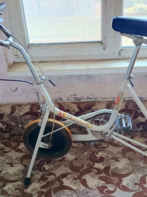 Balkan S Retro Exercise Bike, vintage Bulgarian fitness equipment