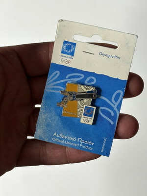 Athens 2004 Olympic Shooting Pin like new, official licensed product