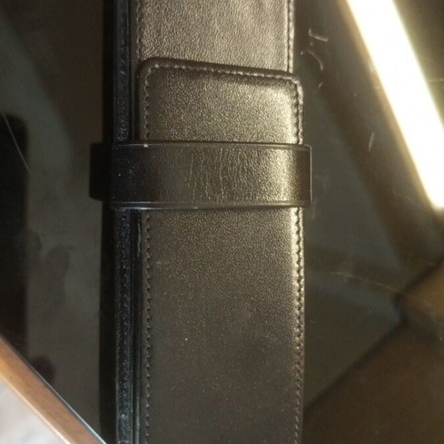 Montblanc ballpoint pens lot of 2 with leather case like new