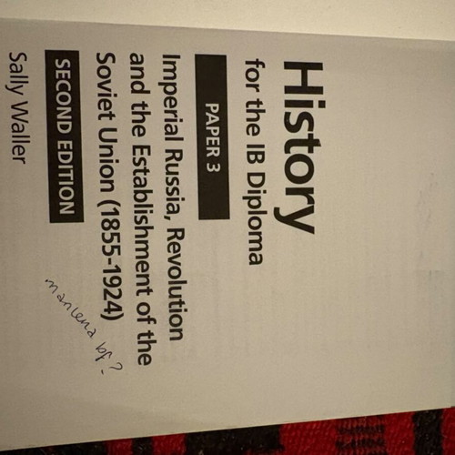 History for the IB Diploma Paper 3 Imperial Russia Revolution Second Edition like new