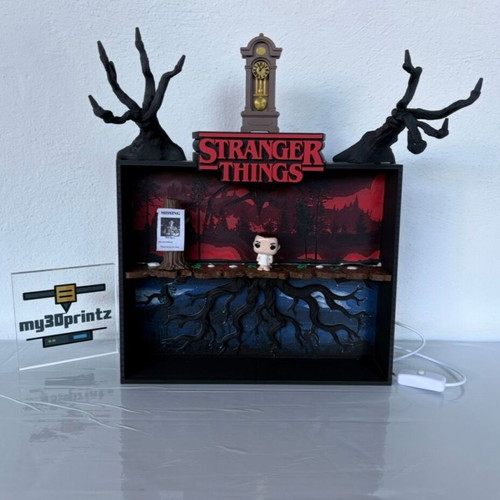 Stranger Things Funko Pop! Display Base with LED Light and On/Off Switch New