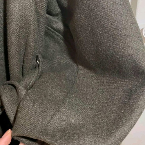 Zara wool coat with leather collar like new, size XS