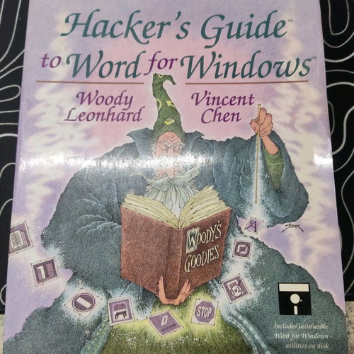 Book Hacker's Guide to Word for Windows like new, vintage 1992