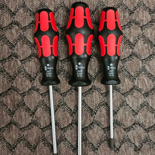 Wera 367 Torx screwdriver set new, 3 pieces