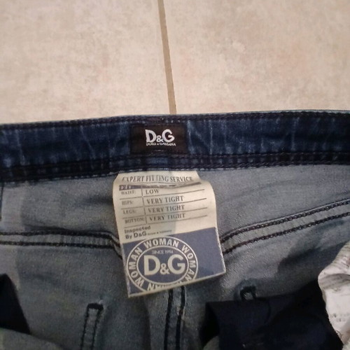 Dolce & Gabbana women's jeans like new, blue, size XXXS